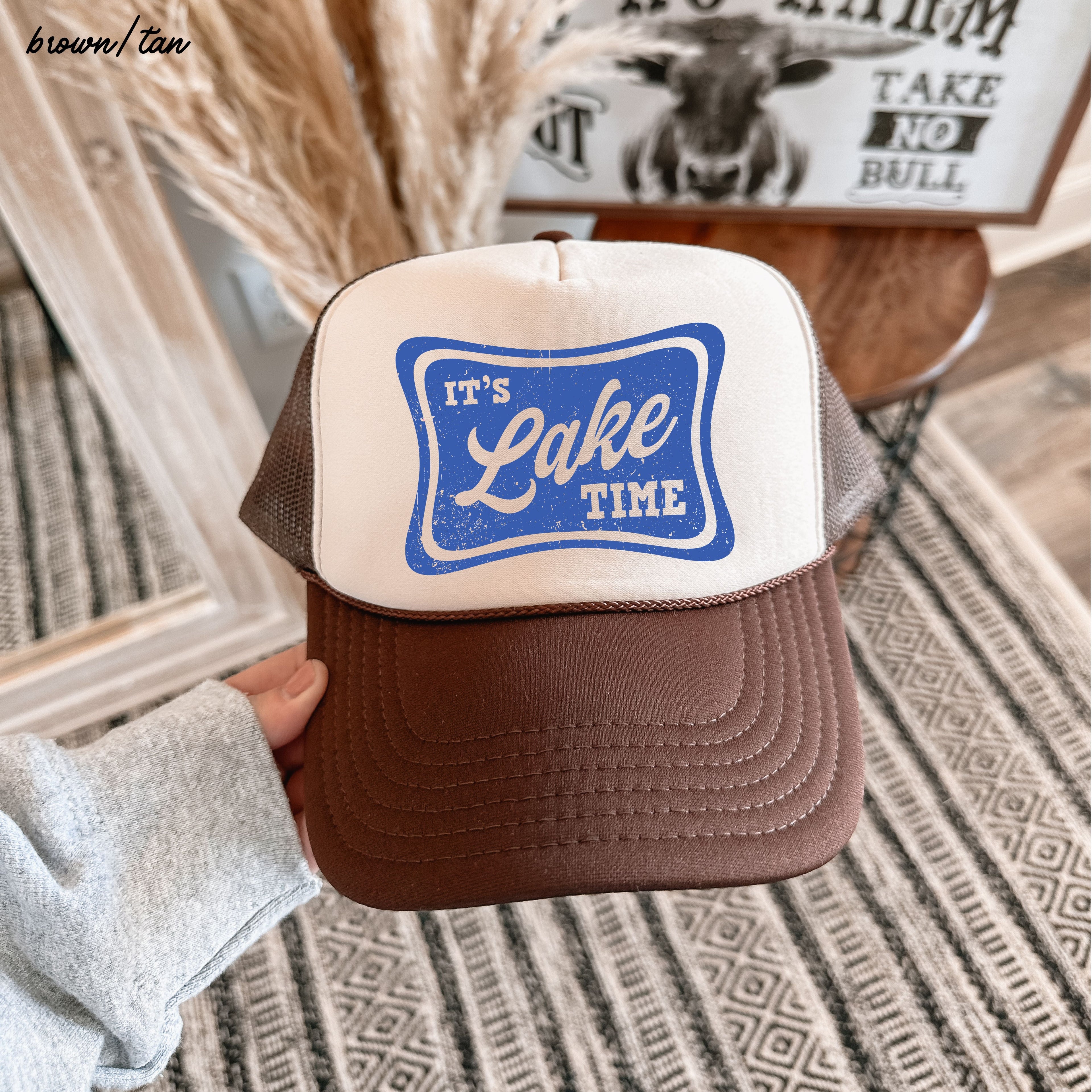 It's Lake Time Trucker Hat *9 COLORS