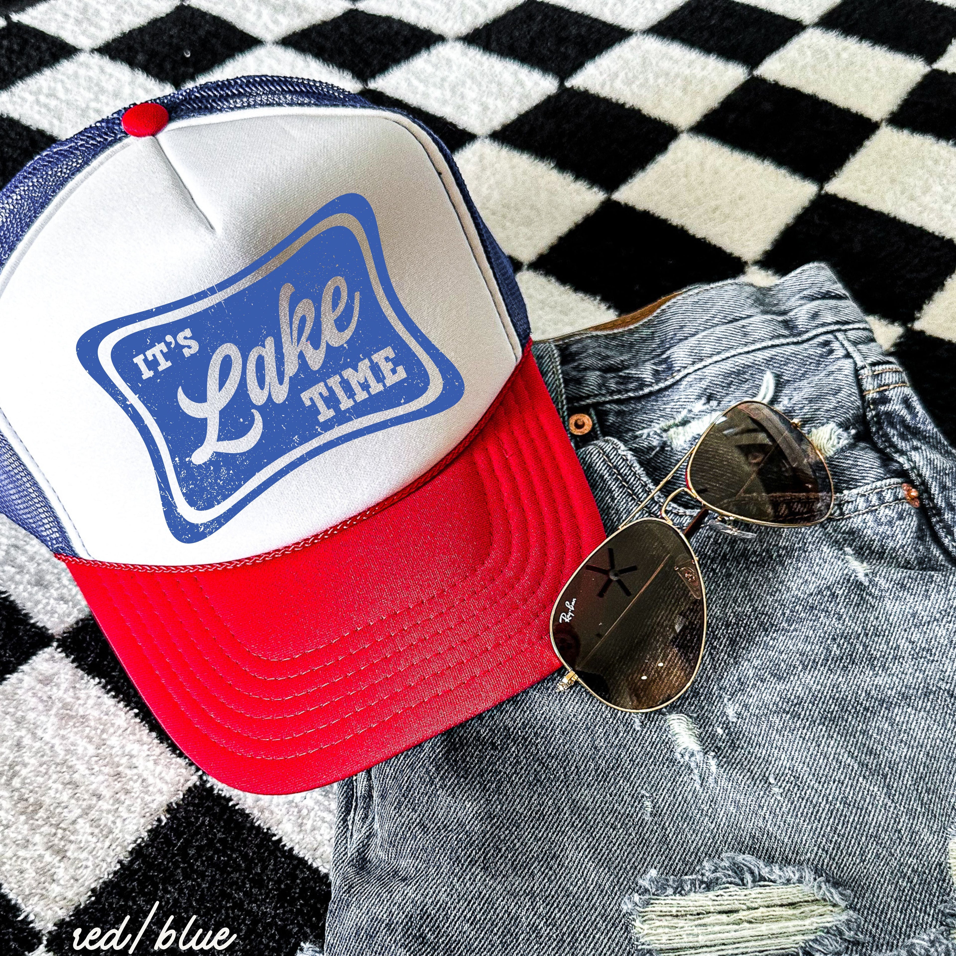 It's Lake Time Trucker Hat *9 COLORS